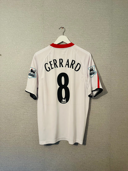 Liverpool away football shirt
2005/06 Gerrard Large