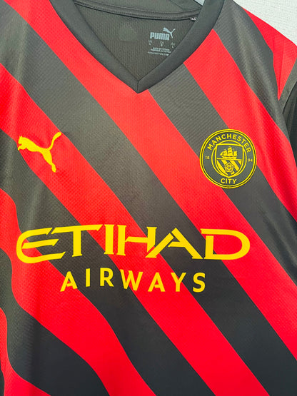 Manchester City away football shirt 2022/23 De Bruyne Large
