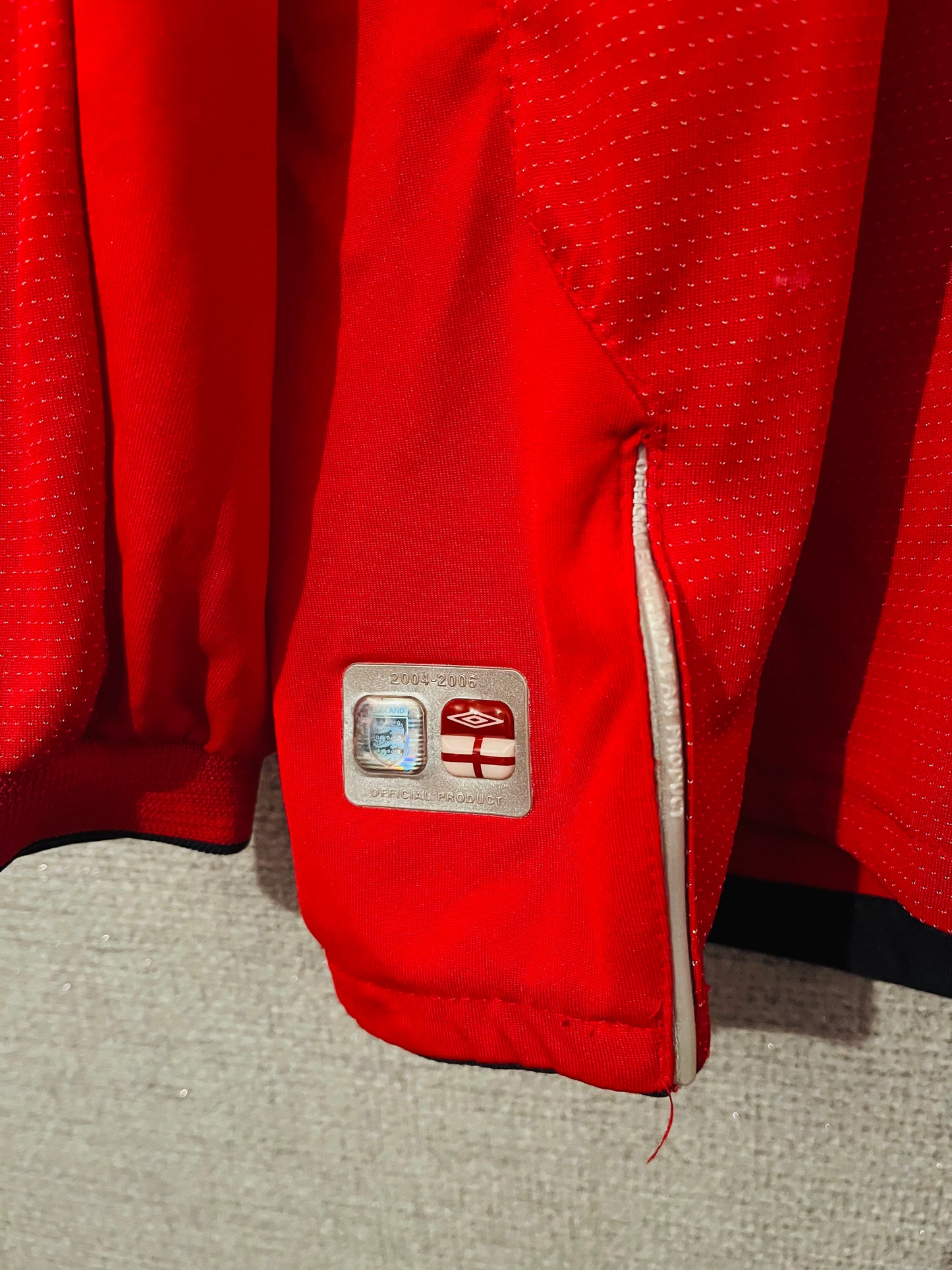 England away football shirt Euro 2004 Beckham Large