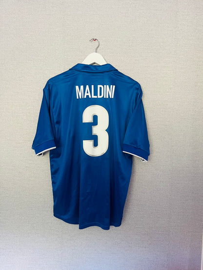 Italy home football shirt W/C 1998 Maldini large