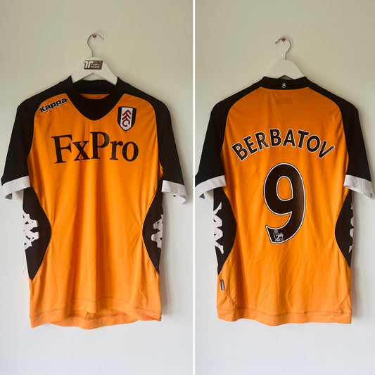 Fulham away football shirt 2012/13 Berbatov Medium
