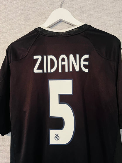 Real Madrid away football shirt 2004/05 Zidane XL
