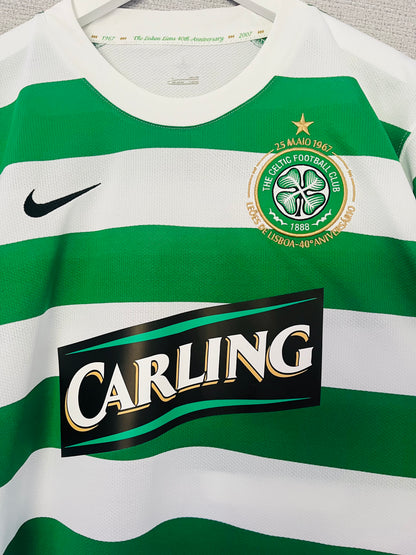 Glasgow Celtic home football shirt 2007/08 Nakamura Large