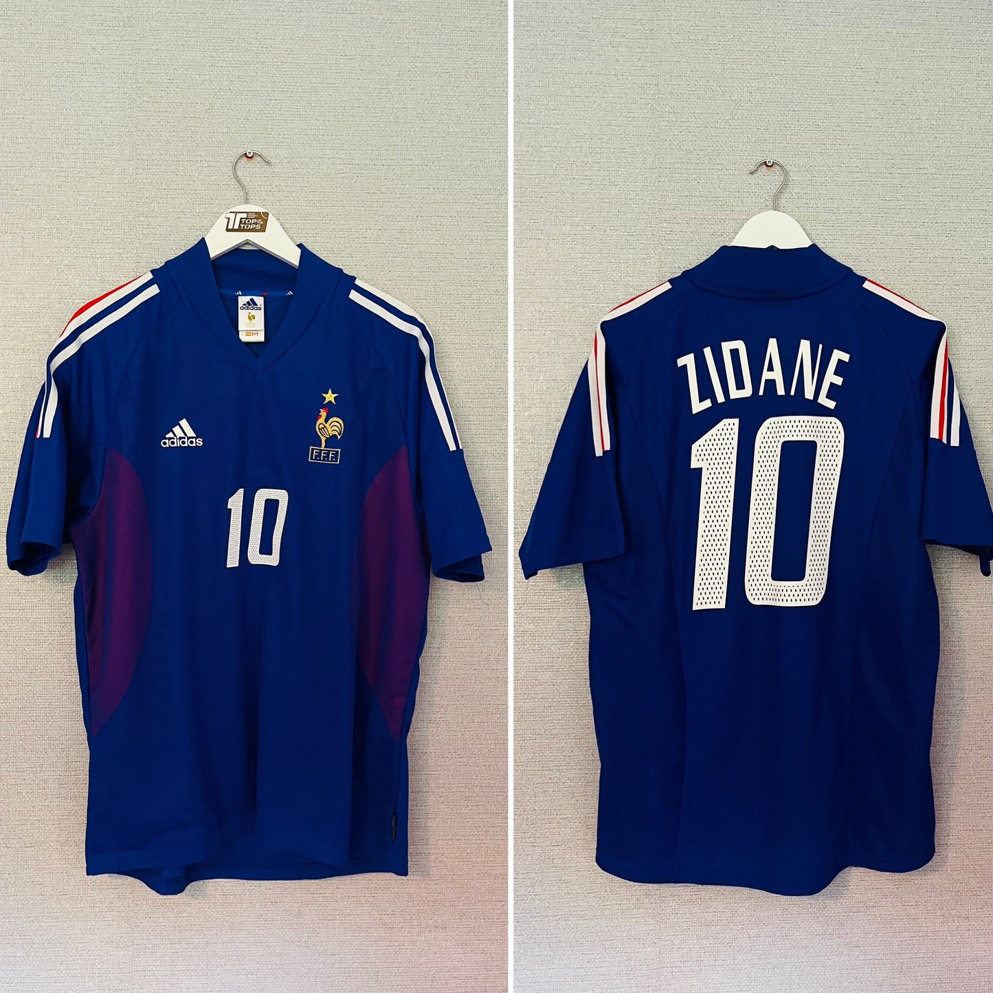 France home football shirt          W/C 2002 Zidane Large