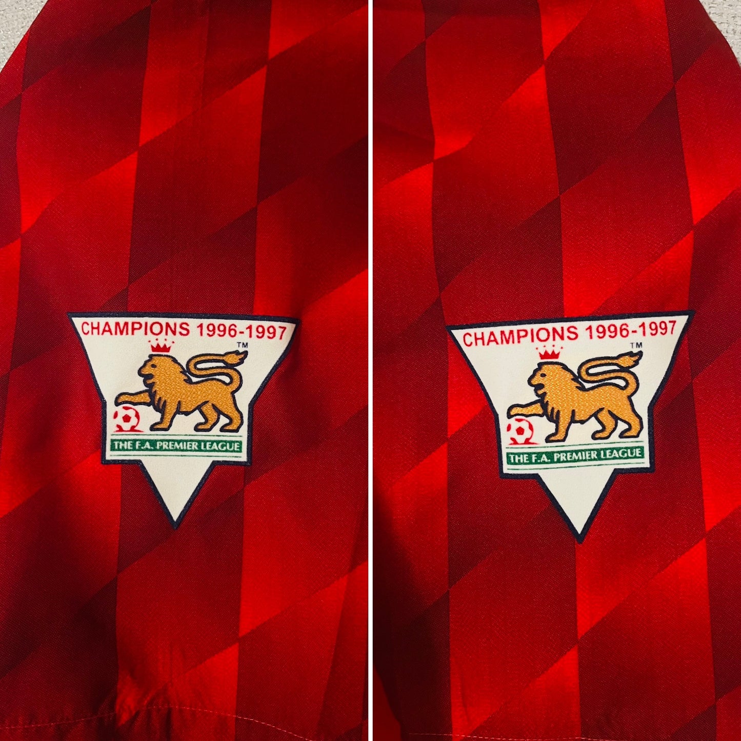 Manchester United home football shirt 1997/98 Scholes Medium
