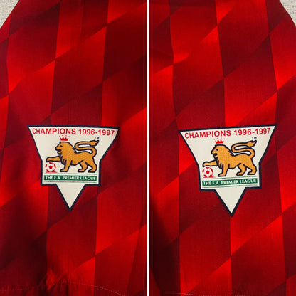 Manchester United home football shirt 1997/98 Scholes Medium