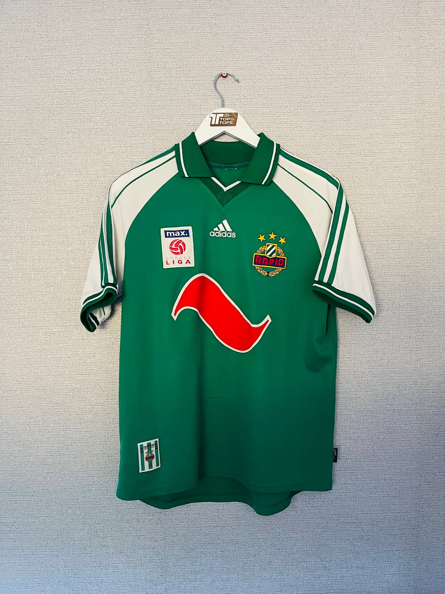 SK Rapid Wien Rapid Vienna home football shirt 1999/2000 S/Med