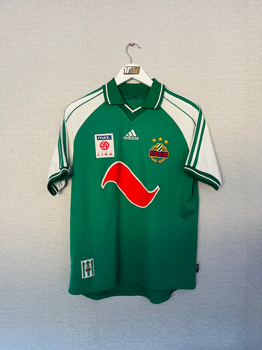 SK Rapid Wien Rapid Vienna home football shirt 1999/2000 S/Med