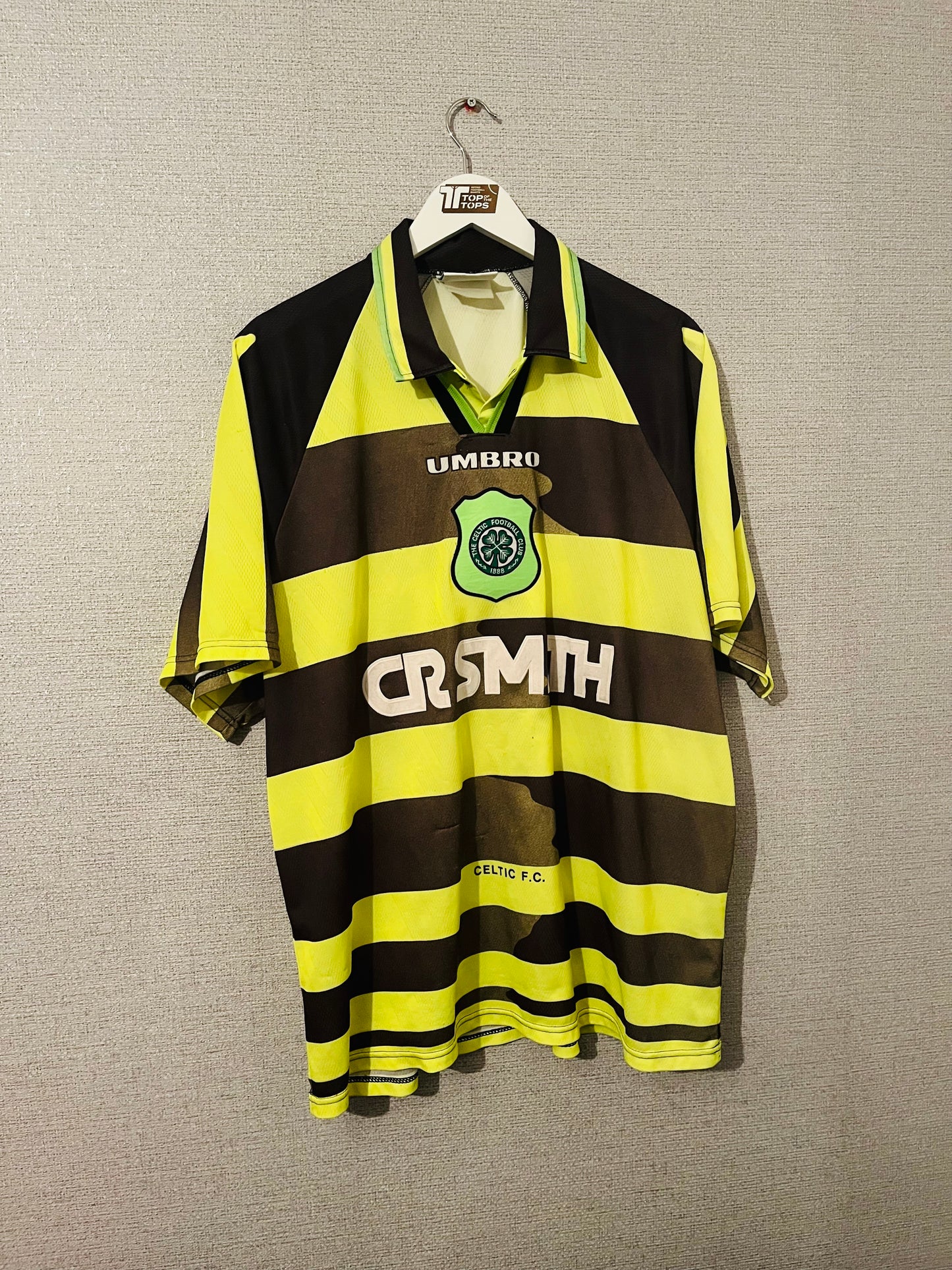 Glasgow Celtic away football shirt 1996/97 XXL