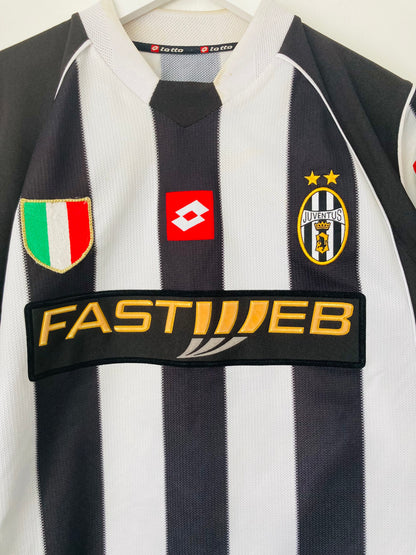 Juventus home football shirt 2002/03 Salas Large