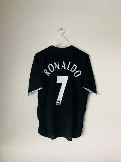 Manchester United away football shirt 2003/05 CR7 Medium