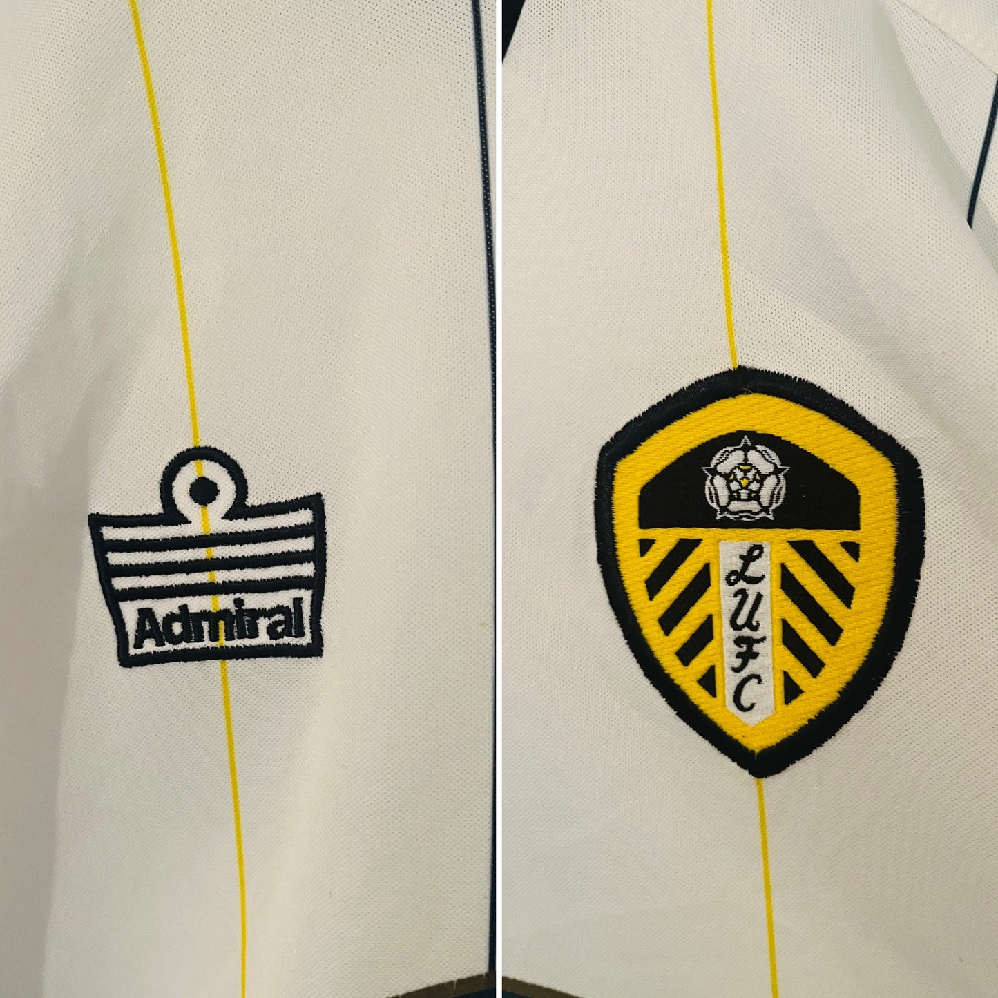 Leeds United home football shirt 2005/06 Beckford Medium