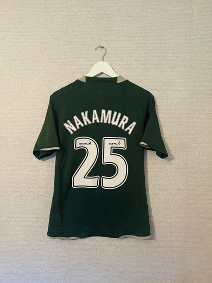 Glasgow Celtic away football shirt 2007/08 Nakamura Small