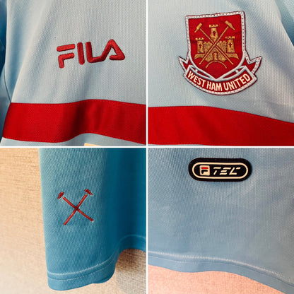 West Ham United away football shirt 2001/03 Di Canio XL