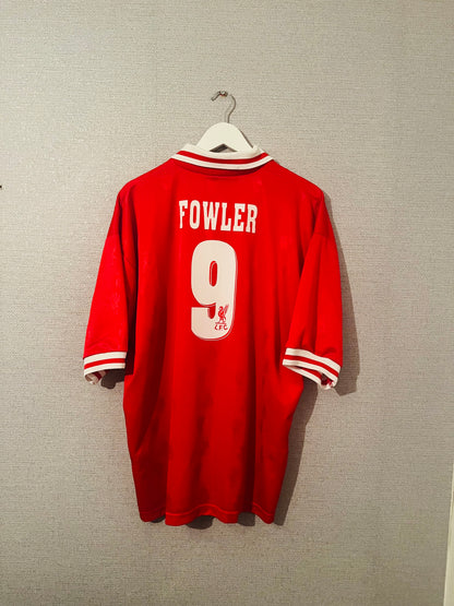 Liverpool home football shirt 1996/97 Fowler XXL