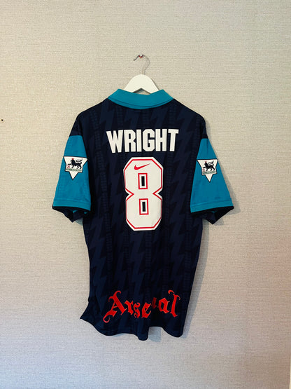 Arsenal away football shirt 1994/95 Wright XL