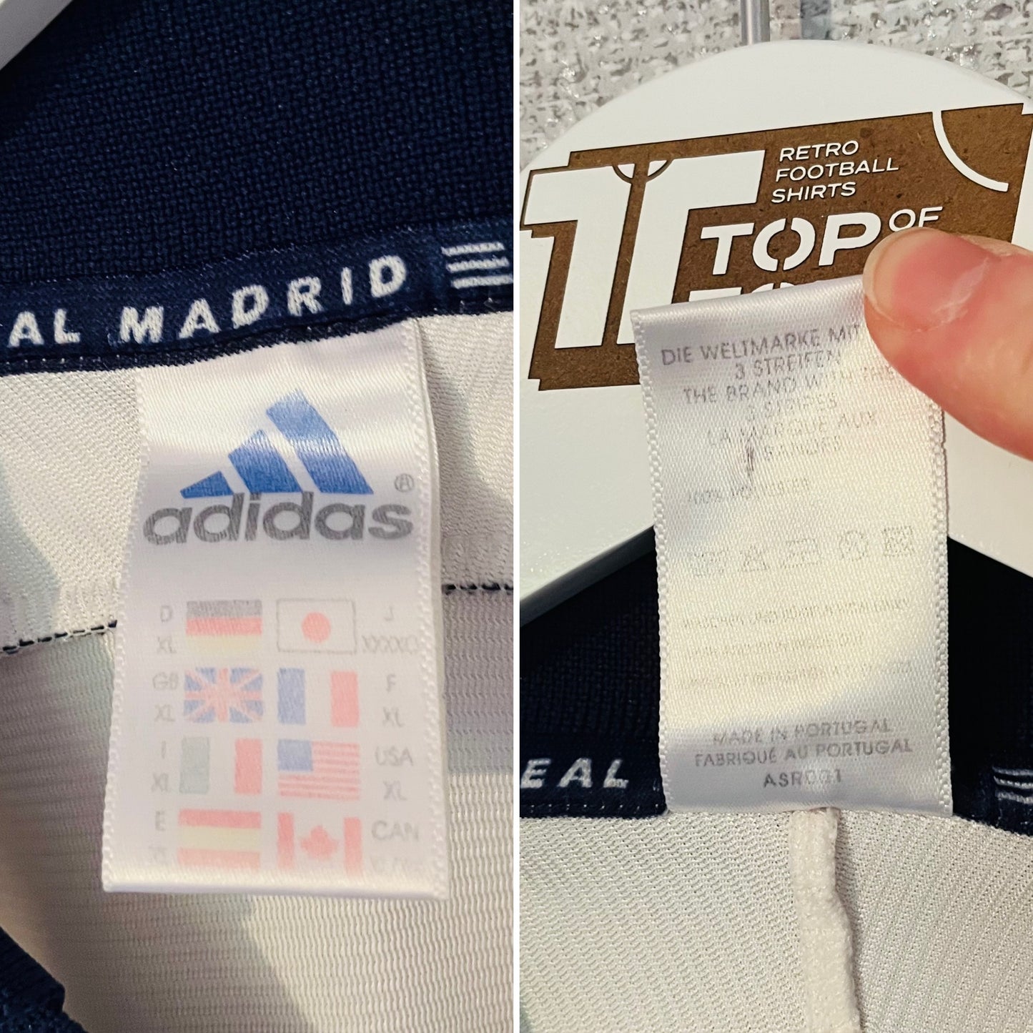 Real Madrid home football shirt 1998/2000 Carlos XL