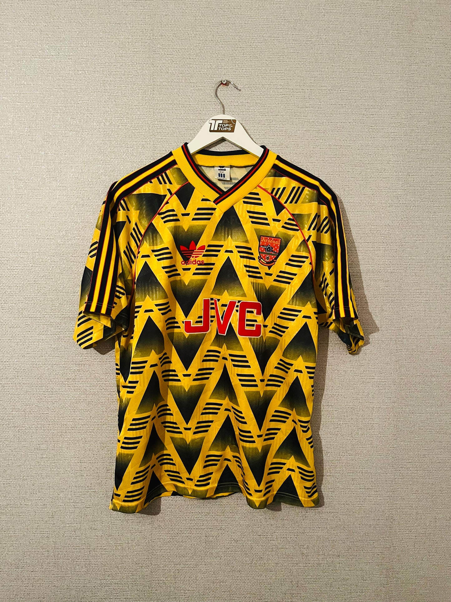 Arsenal away football shirt 1991/93 Large