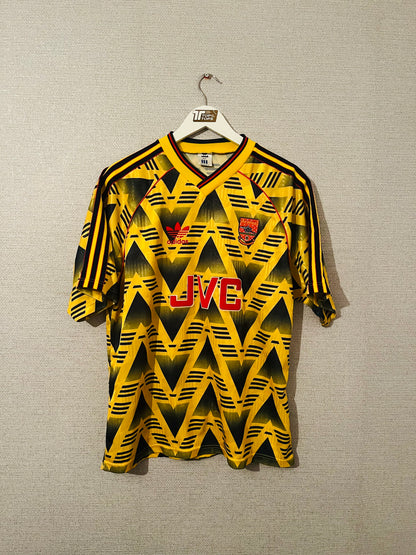 Arsenal away football shirt 1991/93 Large