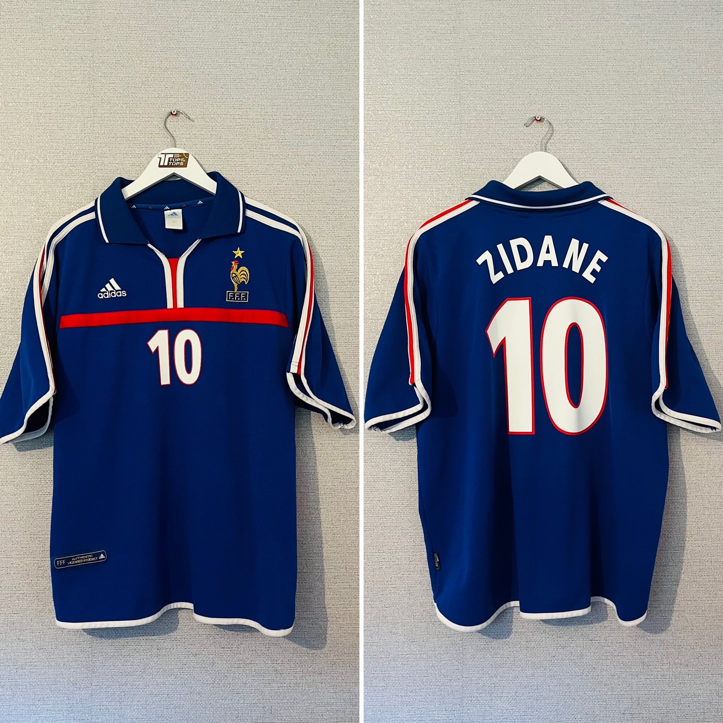 France home football shirt Euro 2000 Zidane XL