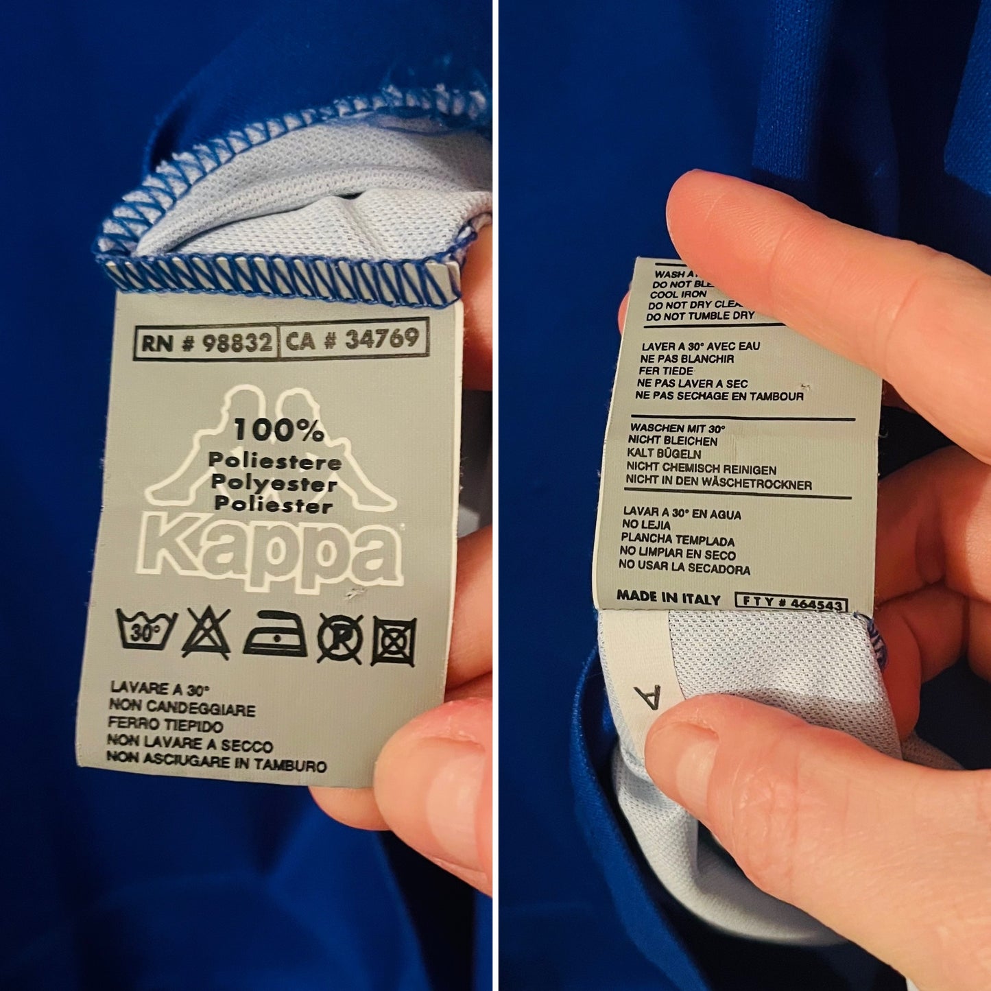 Italy home football shirt 1999/2000 Large