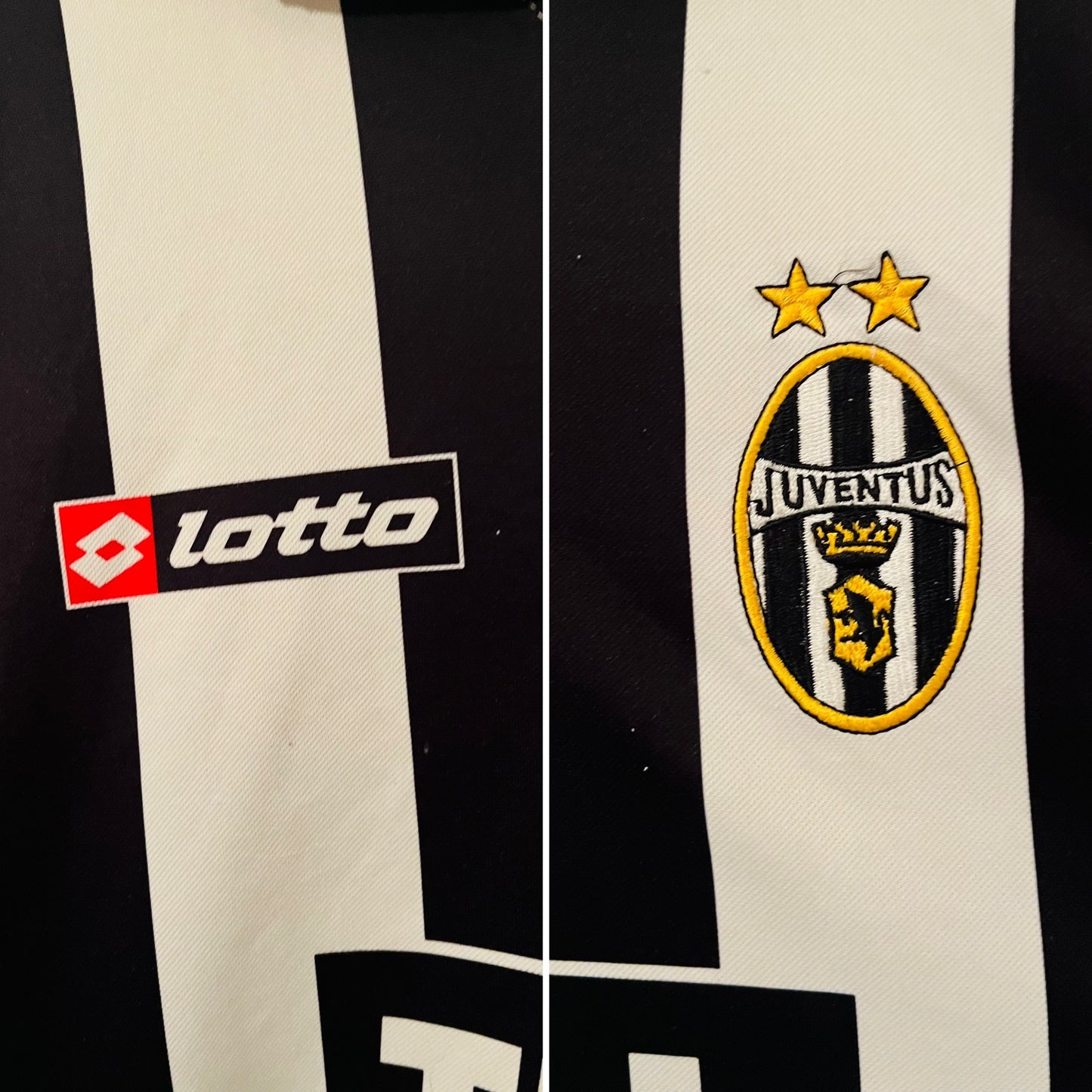 Juventus home football shirt 2000/01 Zidane Large