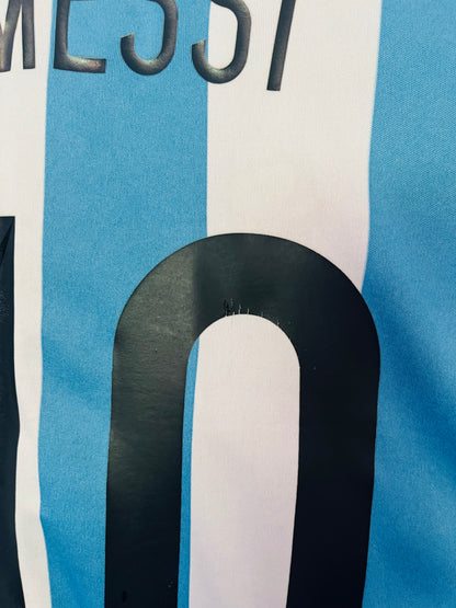 Argentina home football shirt     W/C 2014 Messi Medium