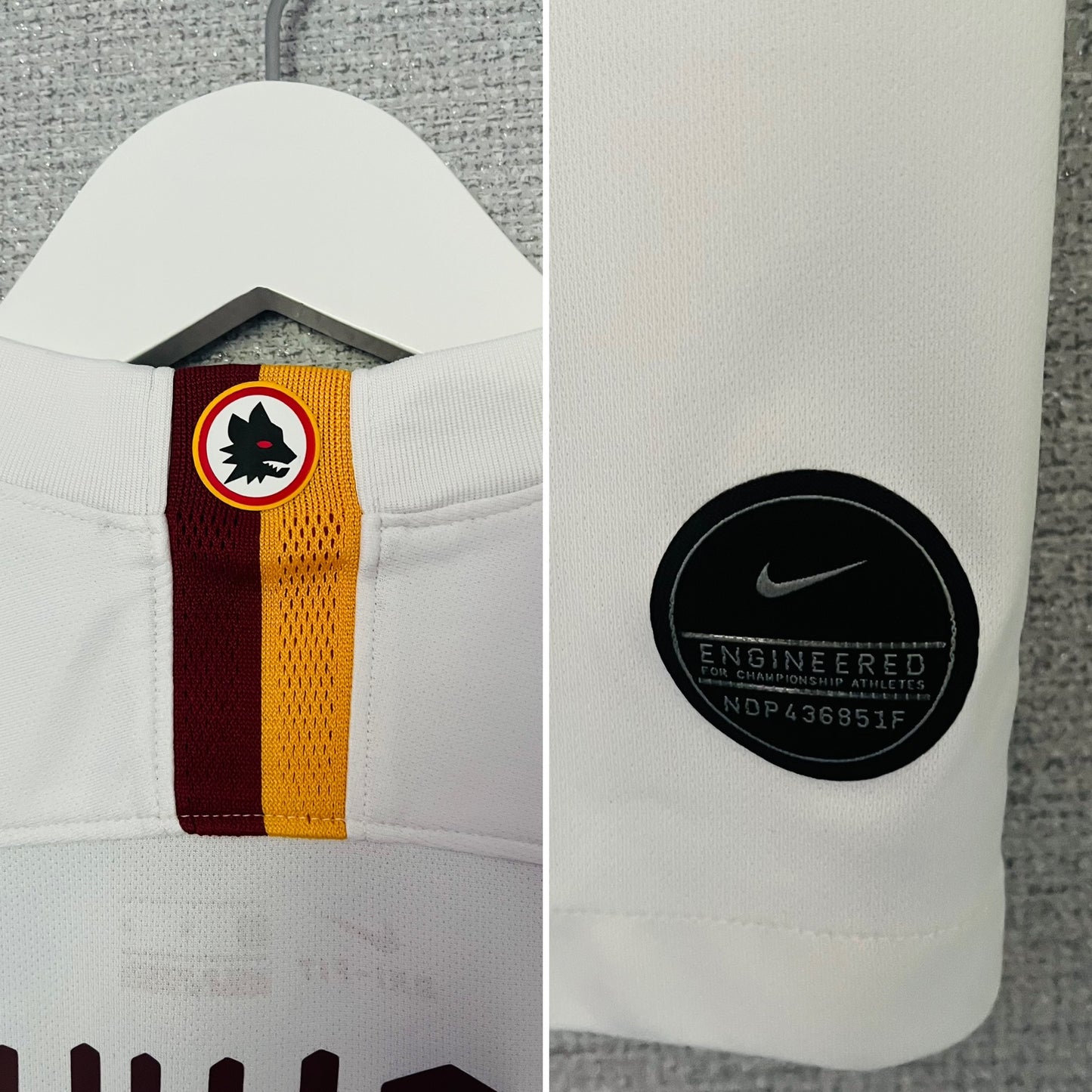 Roma away football shirt 2019/20 Kluivert medium