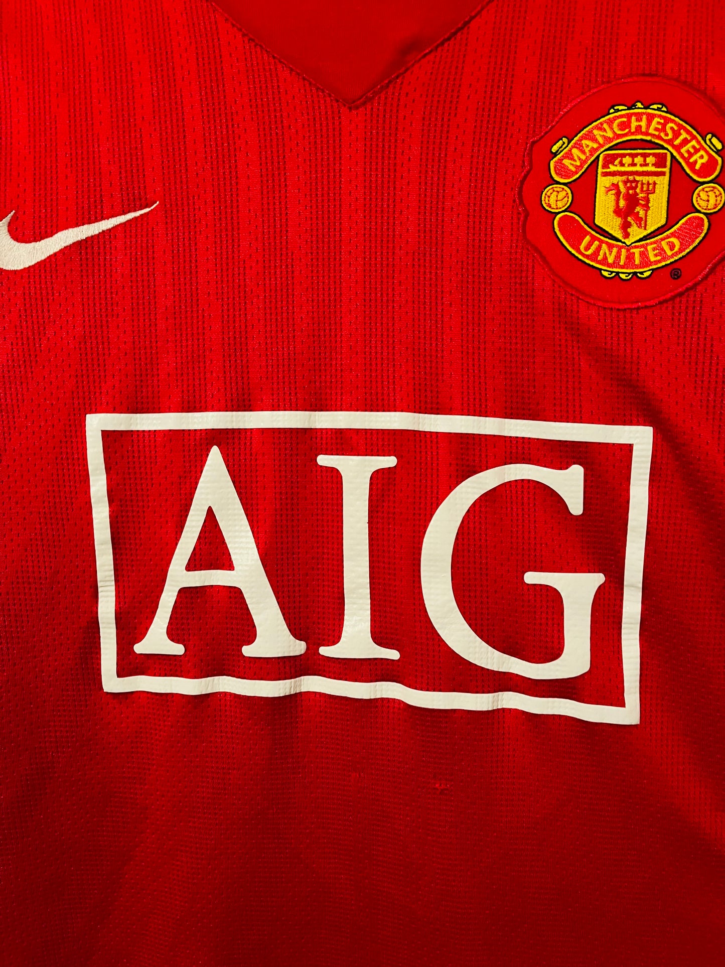 Manchester United home football shirt 2008/09 CR7 Large