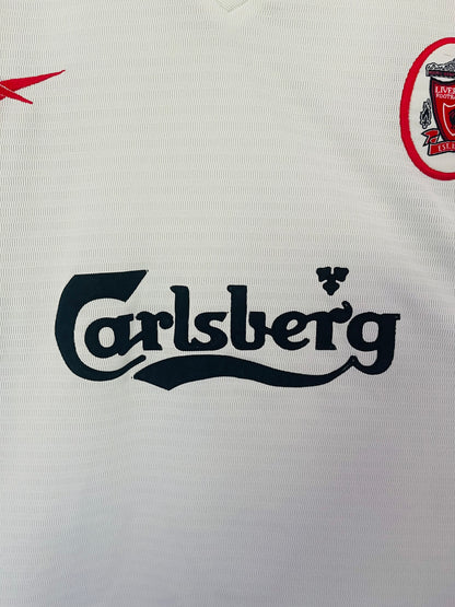 Liverpool away football shirt 1998/2000 Fowler XL