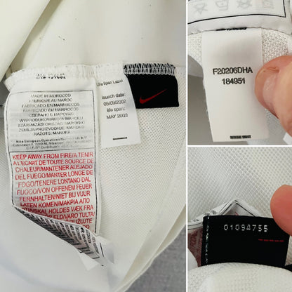 Manchester United away football shirt 2002/03 Keane Medium