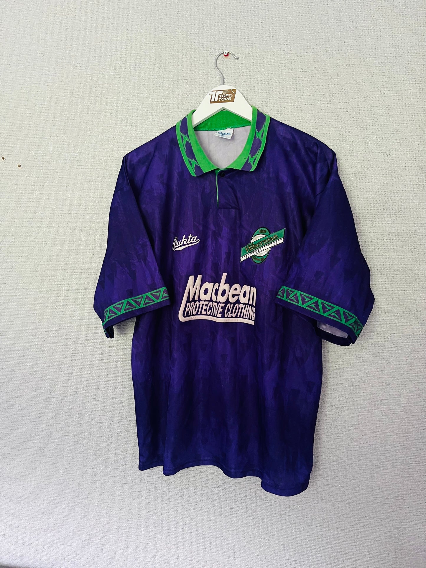 Hibernian away football shirt 1992/94 Large