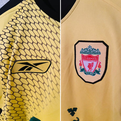 Liverpool away football shirt 2004/06 Morientes Medium