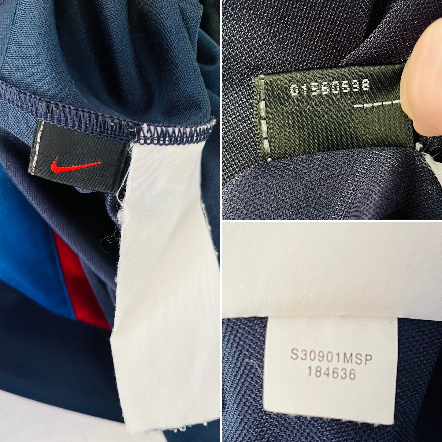 Barcelona away football shirt 2003/04 Ronaldinho Large