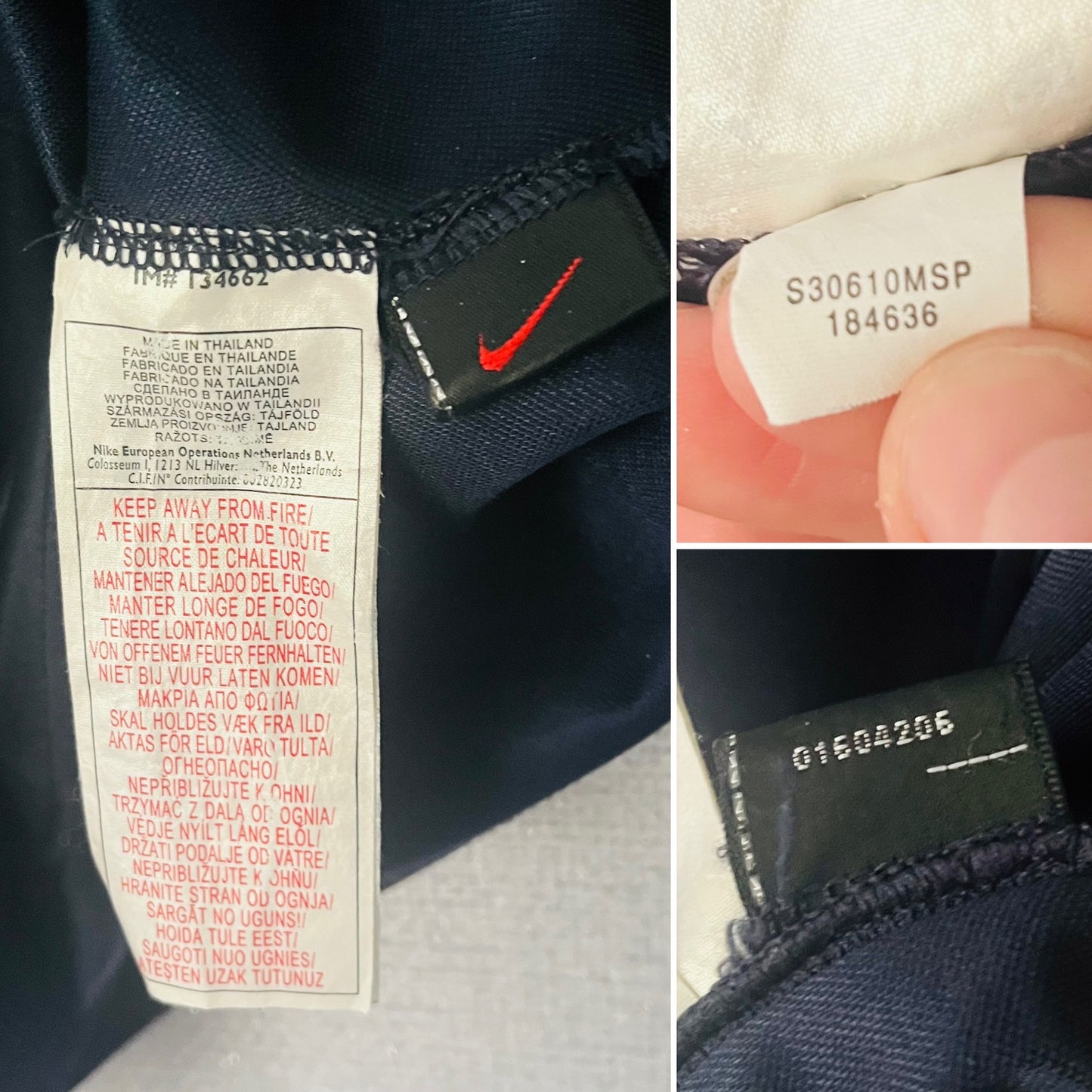 Barcelona away football shirt 2003/04 Ronaldinho XL