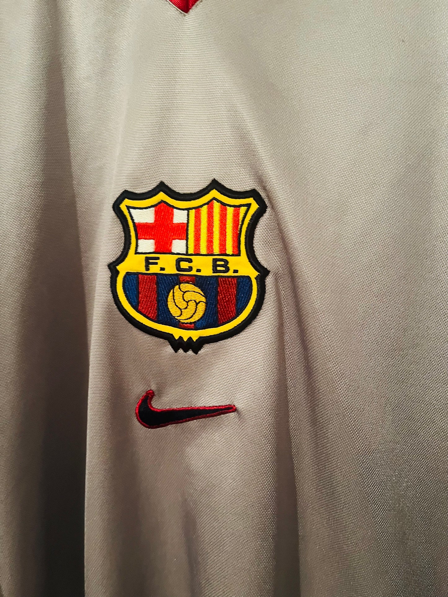 Barcelona away football shirt 1998/2000 Kluivert XXL