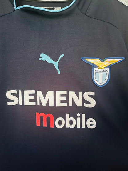 Lazio away football shirt 2002/03 Chiesa Medium