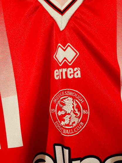 Middlesbrough home football shirt 1998/99 Gazza Large