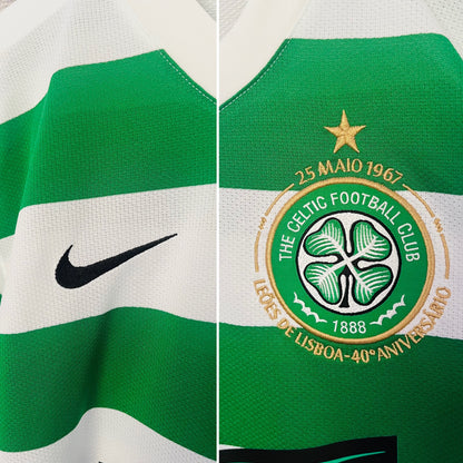 Glasgow Celtic home football shirt 2007/08 Nakamura Large