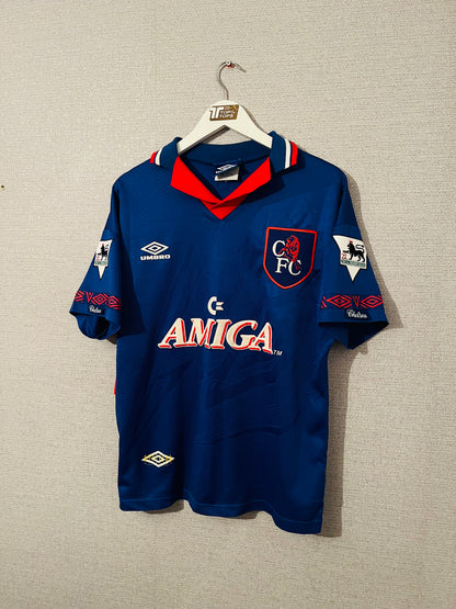 Chelsea home football shirt 1993/94 Peacock Medium