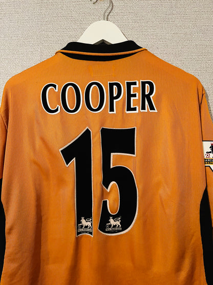 Wolverhampton Wanderers home football shirt 2003/04 Cooper Large