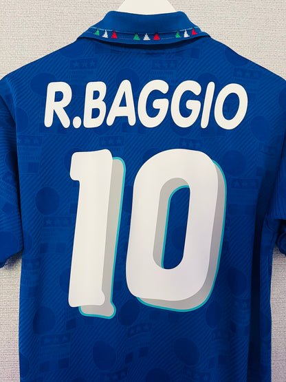 Italy home football shirt W/C 1994 Baggio Medium