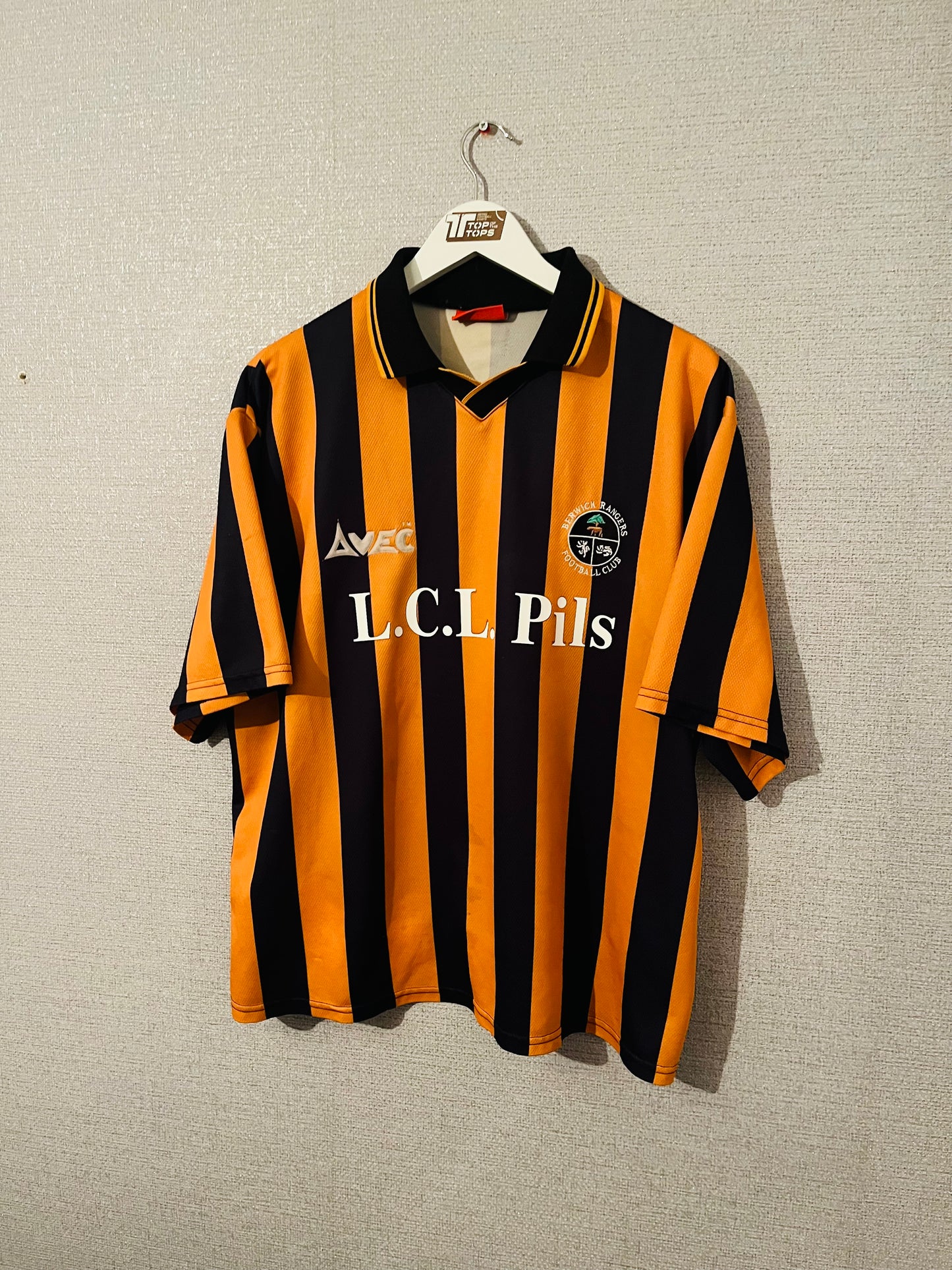 Berwick Rangers home Football shirt 1998/99 Large