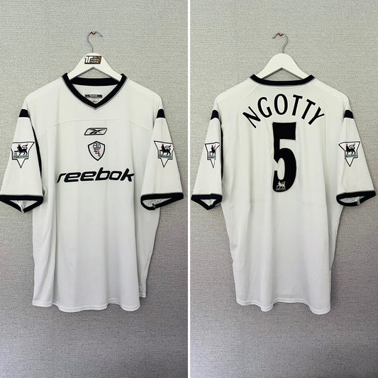 Bolton Wanderers home football shirt 2002/03 Ngotty XL