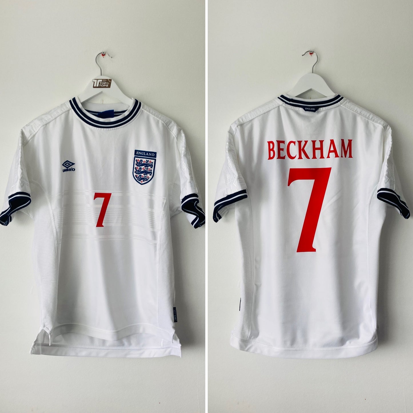 England home football shirt
1999/2000 Beckham Large