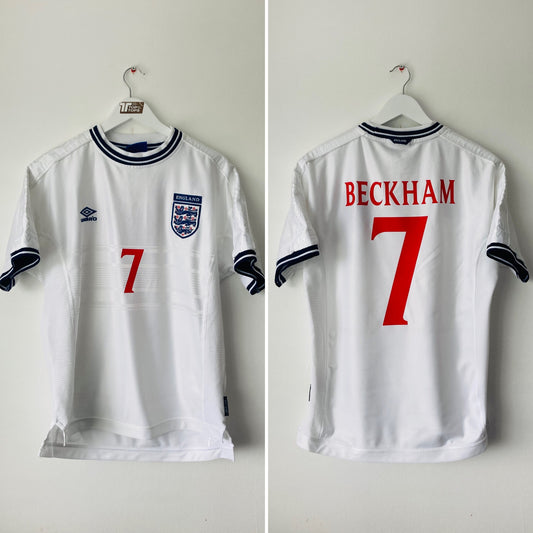 England home football shirt
1999/2000 Beckham Large