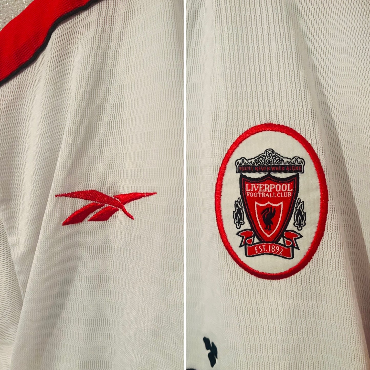 Liverpool away football shirt 1998/2000 Gerrard Medium