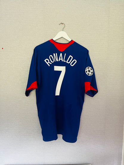 Manchester United away football shirt 2005/06 CR7 XL