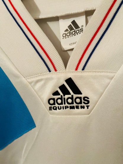 Olympique Marseille home football shirt 1992/93 Large