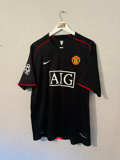Manchester United away football shirt 2007/08 CR7 Large